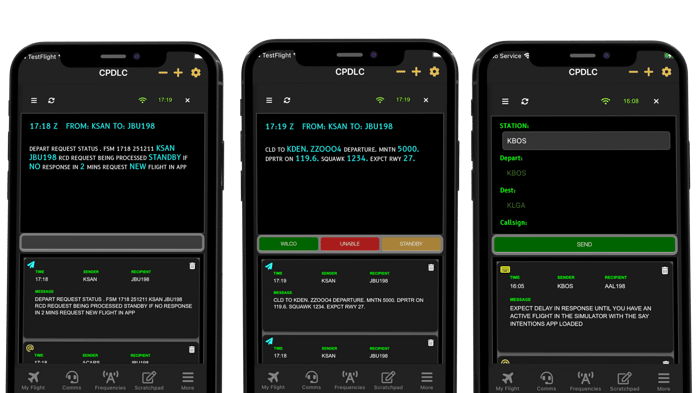 CPDLC PocketSky: Datalink Communications on Your Phone