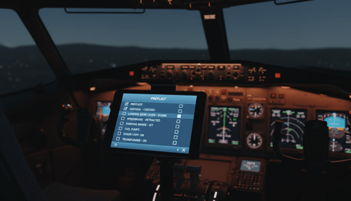 PMDG 737 Checklists: Voice-Controlled Cockpit Automation