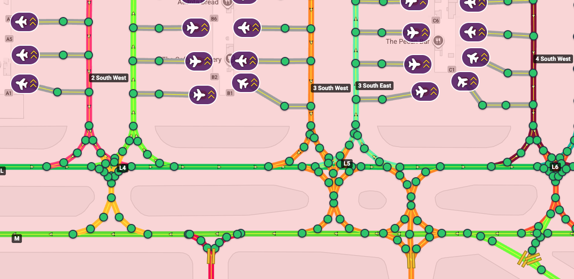 TaxiTuner v4 — airport ground data for correct gates and accurate taxi routes used by AI Living World.