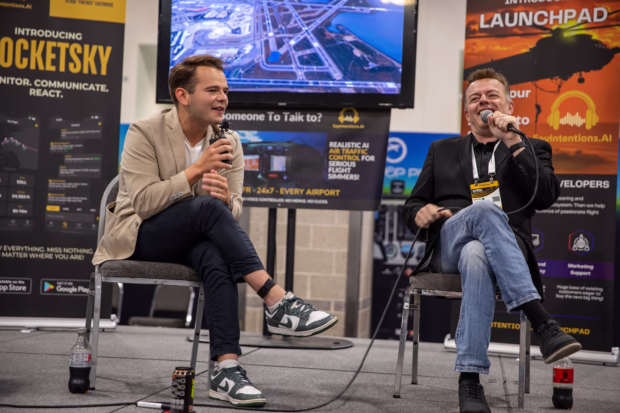 SayIntentions.AI stage presentation at FSExpo