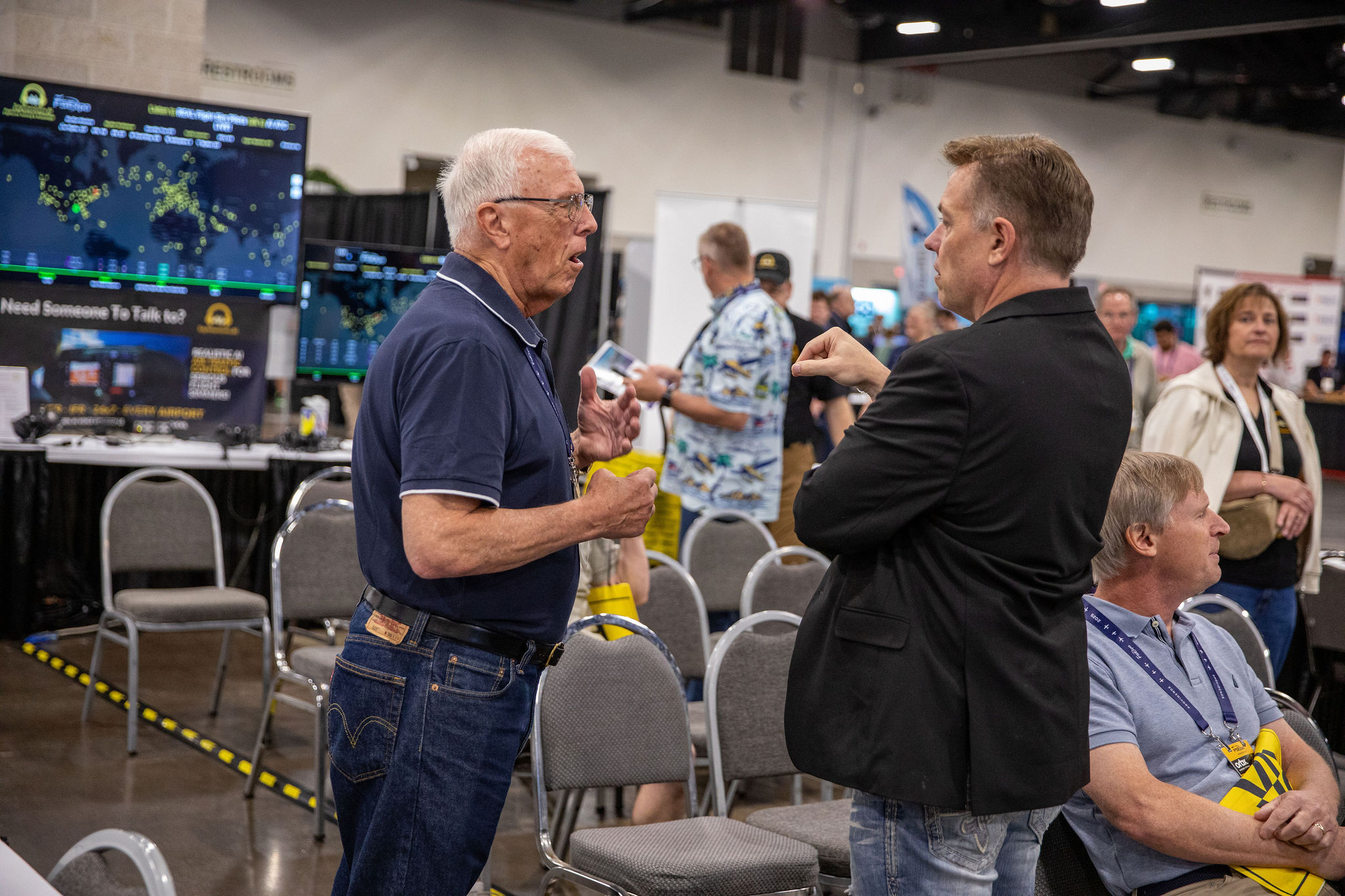 SayIntentions team at FSExpo 2025 during expo interactions